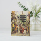 Straßen von Kyoto Postkarte (Stehend Vorderseite)