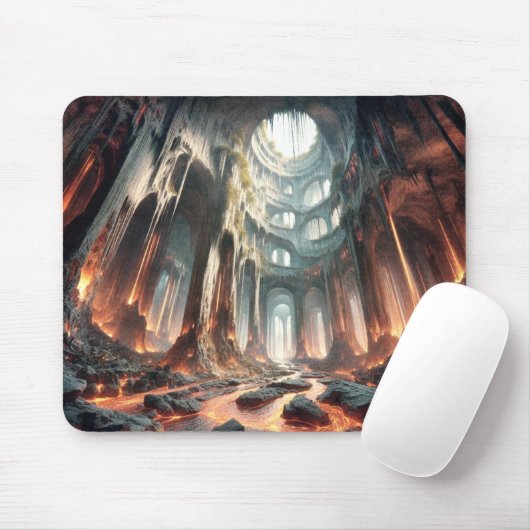 Straßen von Lava Mousepad (Mit Mouse)