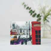 Straßen von London Postkarte (Stehend Vorderseite)