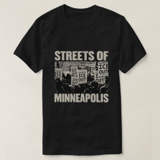 Straßen von Minneapolis Protestkunst T-Shirt