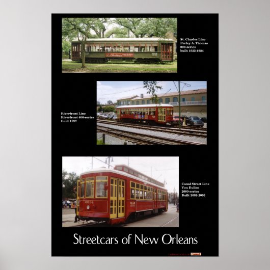 Straßen von New Orleans 1 Poster (Vorne)