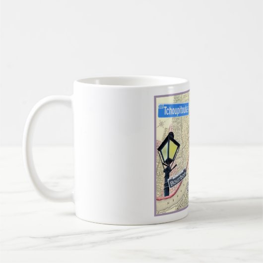 Straßen von New- OrleansTasse Kaffeetasse (Links)
