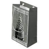 Straßen von New York mit Reich-Staats-Gebäude Kleine Geschenktüte (Rückseite Schrägansicht)