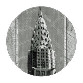 Straßen von New York mit Reich-Staats-Gebäude Schneidebrett (Vorderseite)