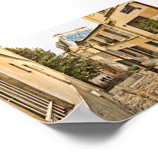 Straßen von Paris Poster (Ecke)