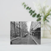 Straßen von Paris Postkarte (Stehend Vorderseite)
