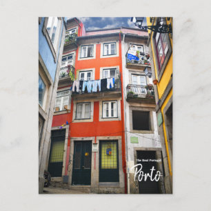 Straßen von Porto-Portugal Postkarte