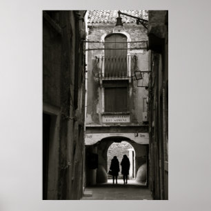 Straßen von Venedig II Poster