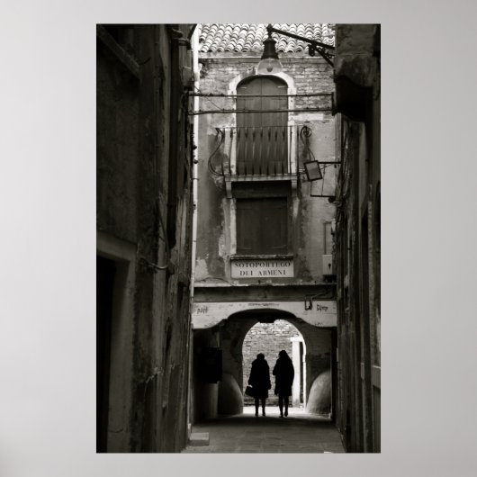 Straßen von Venedig II Poster (Vorne)