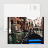 Straßen von Venedig Postkarte (Vorne/Hinten)