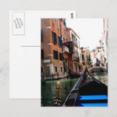 Straßen von Venedig Postkarte (Vorne/Hinten)