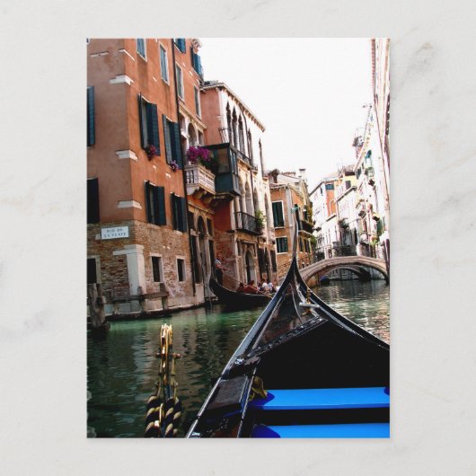 Straßen von Venedig Postkarte (Vorderseite)