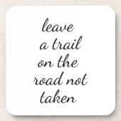 Straßen werden nicht als harter Kunststoff-Unterse Getränkeuntersetzer (Vorderseite)