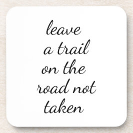 Straßen werden nicht als harter Kunststoff-Unterse Getränkeuntersetzer