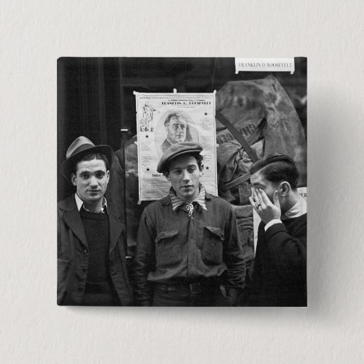 Straßen-Widerspenstigkeiten für FDR: 1936 Button (Vorderseite)