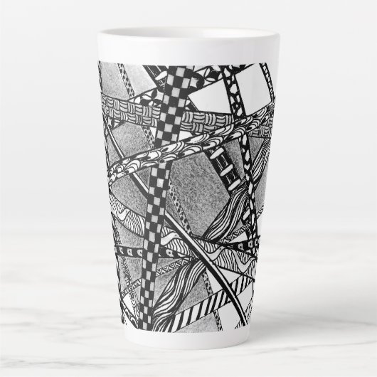 Straßen zu Überall 17 Unzen hoch Milchtasse (Vorderseite)