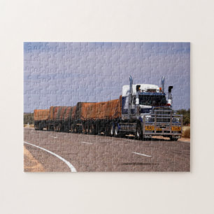 Straßen-Zug-LKW Australien Lasseter Highway Puzzle