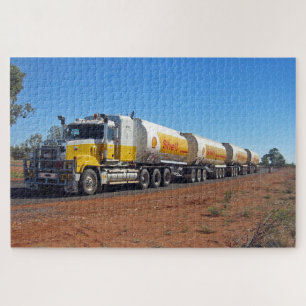 Straßen-Zug-LKW-Fahren Australien Puzzle