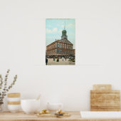 Straßenansicht der Faneuil Hall Poster (Küche)