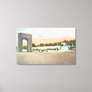 Straßenansicht des Clifton Gate Leinwanddruck