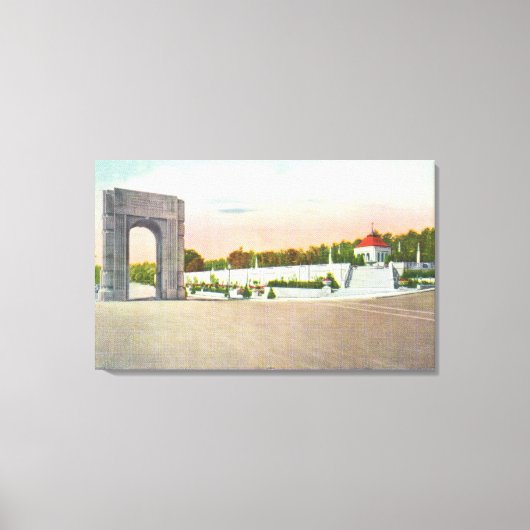 Straßenansicht des Clifton Gate Leinwanddruck (Vorderseite)