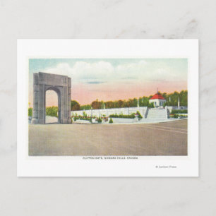 Straßenansicht des Clifton Gate Postkarte