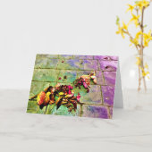 Straßenansicht / Kunst, Karte (Gelbe Blume)