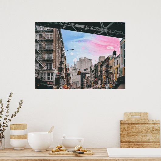 Straßenansicht Poster (Küche)