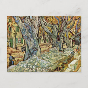 Straßenarbeiter von Vincent Van Gogh Postkarte
