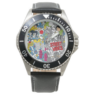 Straßenatmosphäre Armbanduhr