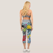 Straßenatmosphäre Capri Leggings (Rückseite)