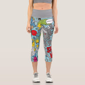Straßenatmosphäre Capri Leggings (Vorderseite)