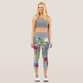 Straßenatmosphäre Capri Leggings (Vorderseite)