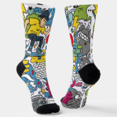 Straßenatmosphäre Socken (Gewinkelt)