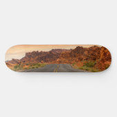 Straßenausflug Sonnenuntergang Skateboard (Horizontal)