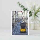 Straßenbahn 28, Lissabon, Portugal Postkarte (Stehend Vorderseite)