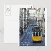 Straßenbahn 28, Lissabon, Portugal Postkarte (Vorne/Hinten)