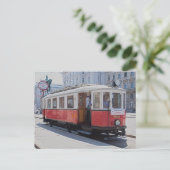 Straßenbahn 4033 postkarte (Stehend Vorderseite)