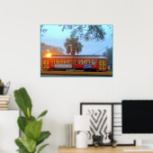 Straßenbahn, ab an Arbeit Poster (Heimbüro)