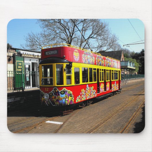 Straßenbahn am Bahnhof Colyton Mousepad (Vorne)