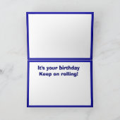 Straßenbahn auf dem Weg Karte (Innenseite)