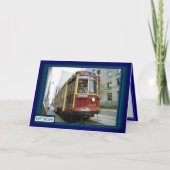 Straßenbahn auf dem Weg Karte (Vorderseite)