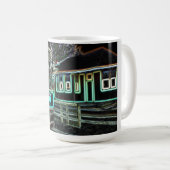 Straßenbahn bei Eisenbahn stn Kleine klassische Ta Kaffeetasse (VorderseiteRechts)