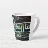 Straßenbahn bei Eisenbahn stn Kleine Latte-Tasse Milchtasse (Rechte Ecke)