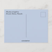 Straßenbahn bei Nacht in Toronto Ontario Postkarte (Rückseite)