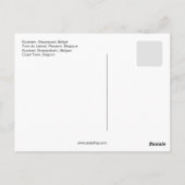 Straßenbahn (Belgien) Postkarte (Rückseite)
