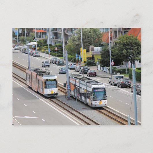 Straßenbahn (Belgien) Postkarte (Vorderseite)