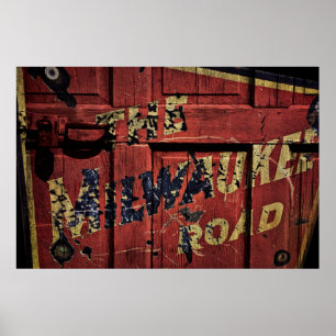 STRASSENBAHN BOXCAR MILWAUKEE POSTER