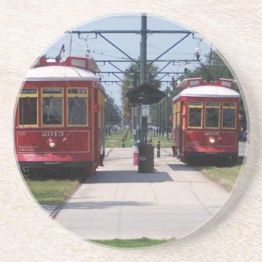Straßenbahn Getränkeuntersetzer (Vorne)