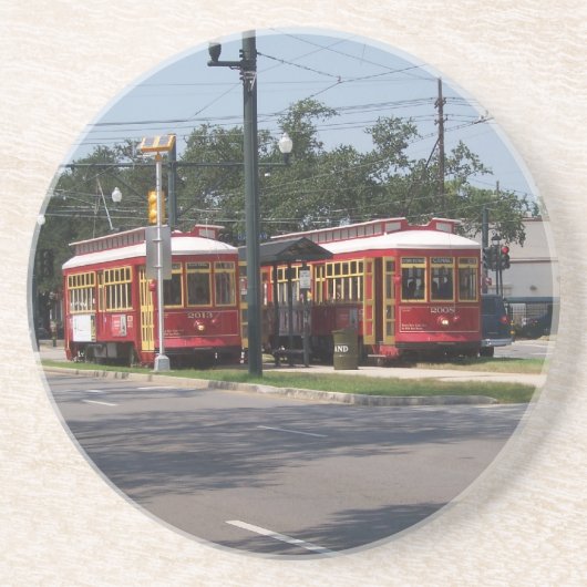 Straßenbahn Getränkeuntersetzer (Vorne)